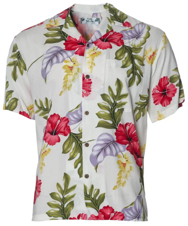 Lanai Monstera Shirt Cream Cream