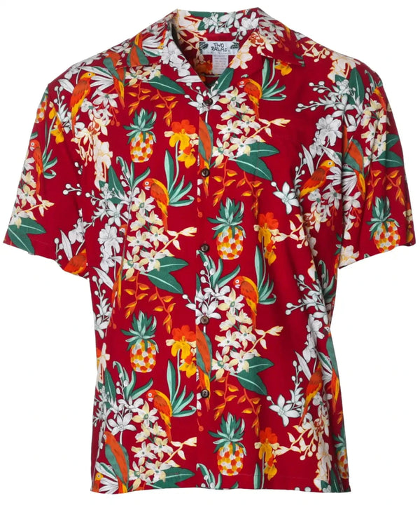 Parrots Vacation Aloha Shirt