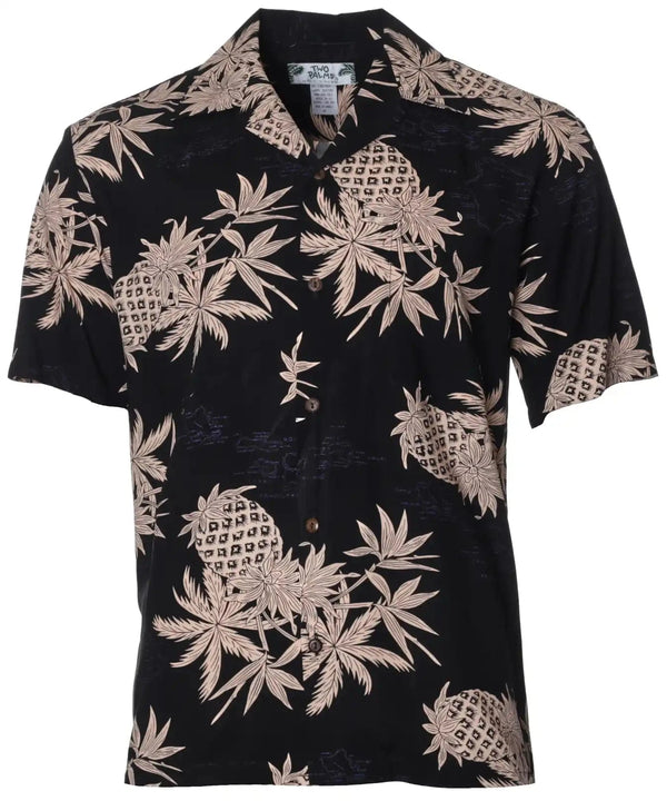 Men Rayon Shirt Pineapple Halakahiki