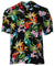Passion Paradise Hawaiian Rayon Shirt Black