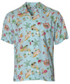 Vintage Aloha Hawaiian Shirt Aqua