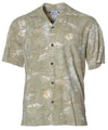 Volcano Hawaiian Shirt Epic Mauna Kea Khaki