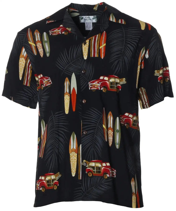 Woody Surf Shirt Black