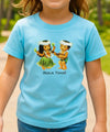 Hula Time Kids T-Shirt Light Blue