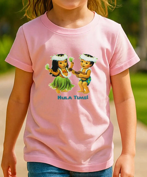 Hula Time Kids T-Shirt Pink