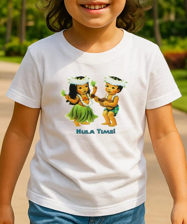 Hula Time Kids T-Shirt White