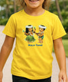 Hula Time Kids T-Shirt Yellow