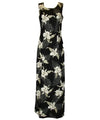 Long Maxi Hawaiian Dress Maka Nani Black M