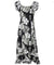 Black Muumuu Dress Hawaiian Palekaiko Black