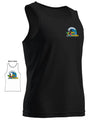 Men's Hawaiian Tank Top Big Kahuna Waves Black