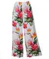 Wide Leg Hawaii-Made Pants Blooming Orchids