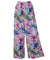 Painted Hibiscus Wide Leg Hawaii-Made Pants