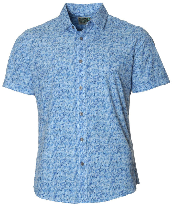Pacific Calm Resort Shirt Blue