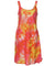 Short Hawaiian Dress Scoop Neck Manoa Orange