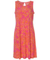 Short Knit Hawaiian Dress Pacific Reef Orange
