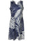 Palms Knit Short Hawaiian Dress Sleeveless Navy