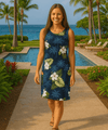 Short Sleeveless Tank Hawaii Dress Ka Pua