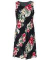 Short Hawaiian Dress Hekau Black