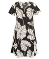 Short Sleeves A-Line Pullover Hawaiian Dress Legend of Taro