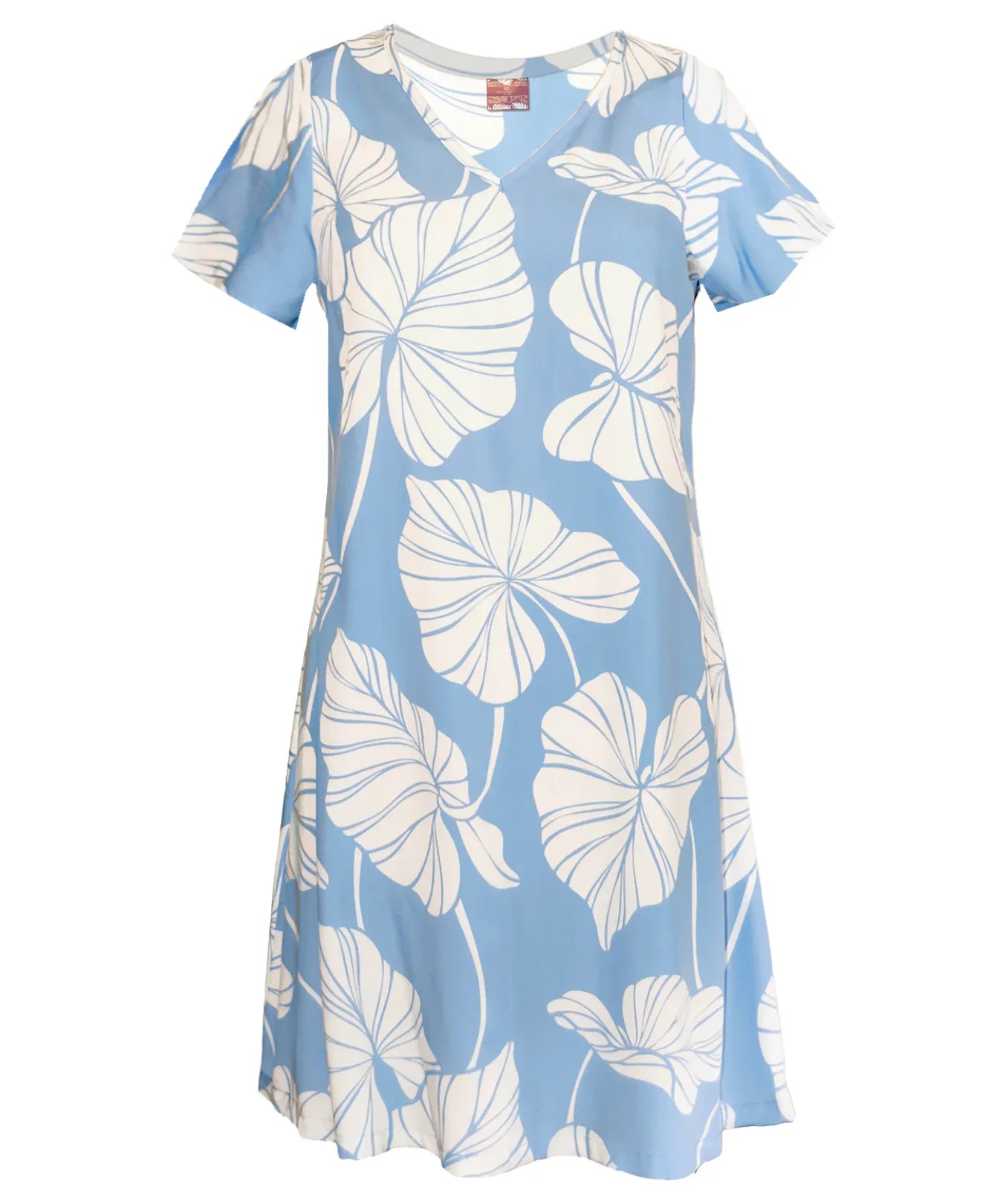 Short Sleeves A-Line Pullover Hawaiian Dress Legend of Taro Shaka Time Hawaii Short Sleeves A-Line Pullover Hawaiian Dress Legend of Taro Shaka Time Hawaii