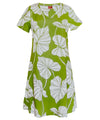 Short Sleeves A-Line Pullover Hawaiian Dress Legend of Taro
