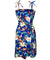 Rooster's Up Short Hawaiian Dress Smock Top Spaghetti Straps