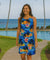 Hawaiian Short Island Sunset Tank Sleeveless Dress
