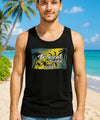 Tank Top Tropical Paradise Hawaii T-shirt Black