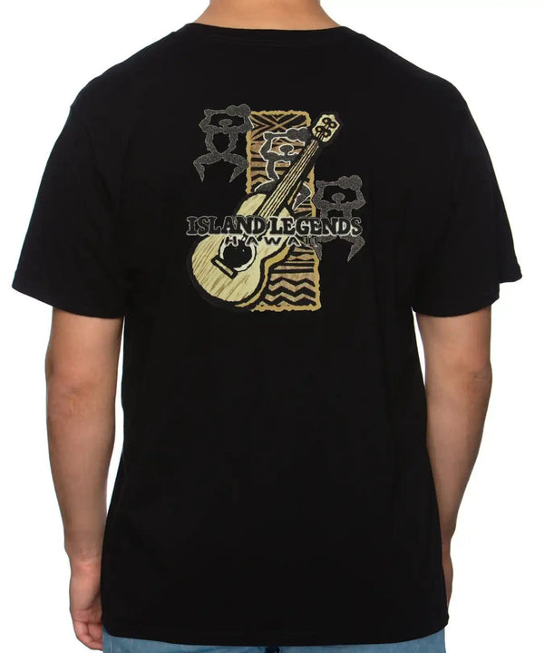 Ukulele Warriors Hawaiian T-Shirt Black