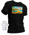 Hanalei Days Hawaiian T-Shirt Black
