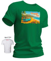 Hanalei Days Hawaiian T-Shirt Green