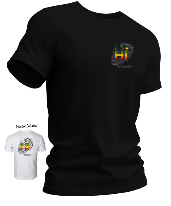 T-Shirt Hawaii Tribal Black