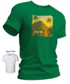 Hike to Heaven Hawaiian T-Shirt Green