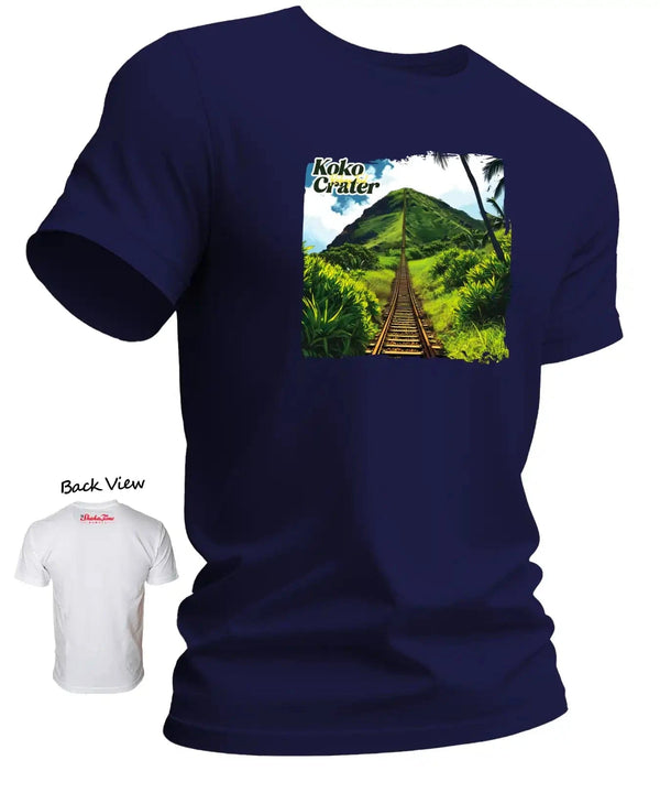 Koko Head Crater Hawaii-Kai T-Shirt Navy