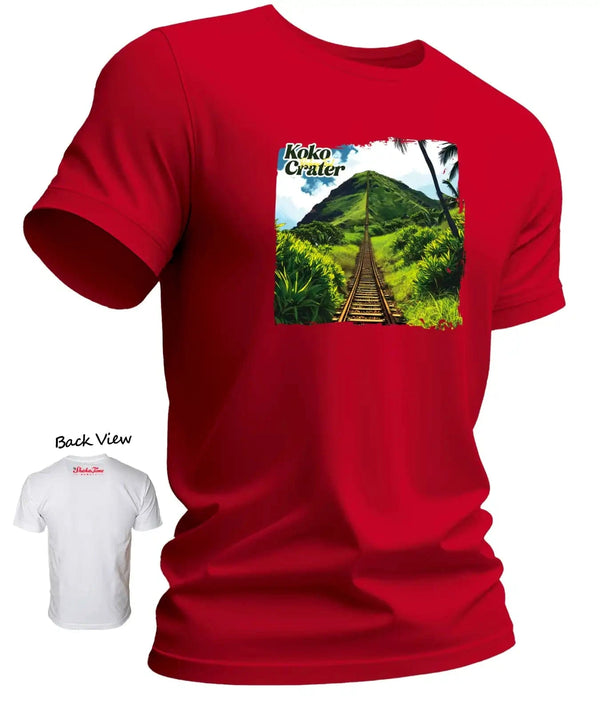 Koko Head Crater Hawaii-Kai T-Shirt Red