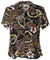 Vintage Scenic Hawaiian Camp Women's Shirt Black