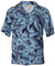 Camp Women's Hawaiian Shirt Hibiscus Twilight Turquoise