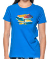 Women's Tee Hang Loose Hula T-Shirt Blue