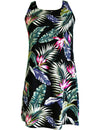 A-Line Back Cutout Dress Birds of Paradise Black