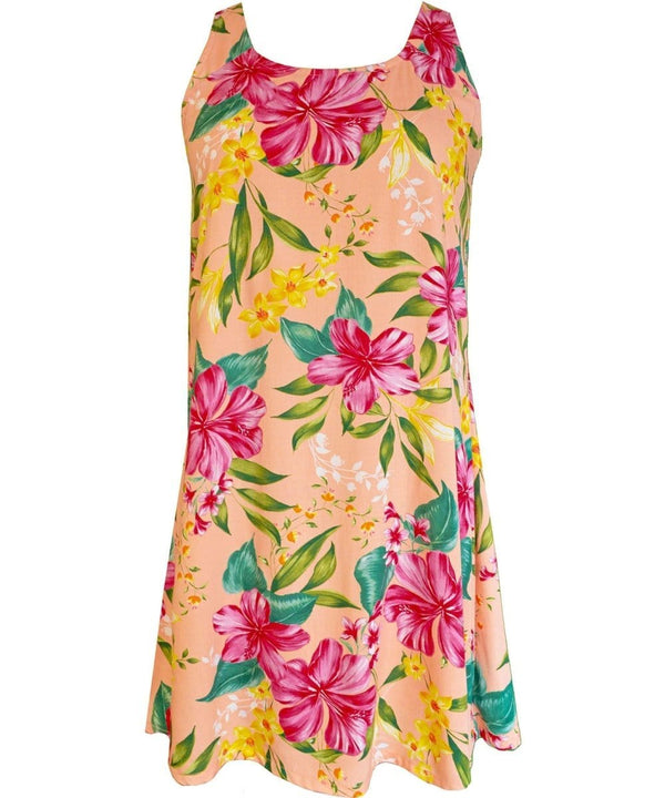 A-Line Back Cutout Dress Pua Aloha Coral