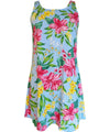 A-Line Back Cutout Dress Pua Aloha Light Blue