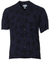 Aloha Palms Rayon Shirt for Men Black Two Palms