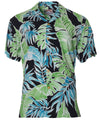 Aloha Shirt Cabana Palms Black