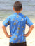 Aloha Shirt for Boys Happy Honu Blue Pacific Legends