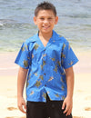 Aloha Shirt for Boys Happy Honu