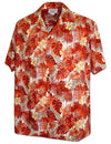 Aloha Shirt Forest Palms Orange