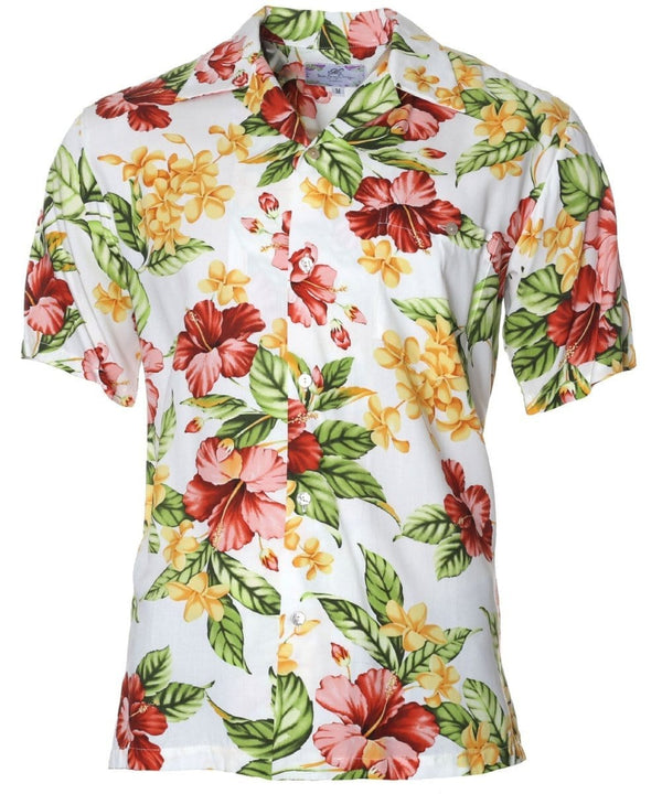 Aloha Shirt KIMO White