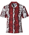 Shirt Pilialoha Anthuriums Red Shaka Time Hawaii