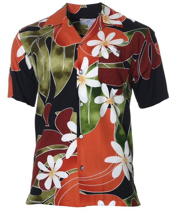 Aloha Shirt Pua Nui Black
