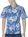 Pago Pago Island Shirt Ocean Blue